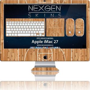 Nexgen Skins Zestaw skórek na obudowę z efektem 3D iMac 27 (Hardwood Classic 3D) 1