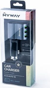 Ładowarka Myway 3x USB-A 5.1 A  (1589-uniw) 5