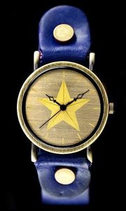 Zegarek ZEGAREK DAMSKI TAYMA - RETRO PUNK 27 -niebieski (zx583d) uniwersalny 1