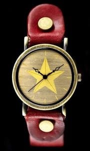 Zegarek ZEGAREK DAMSKI TAYMA - RETRO PUNK 27 -czerwony (zx583a) uniwersalny 1