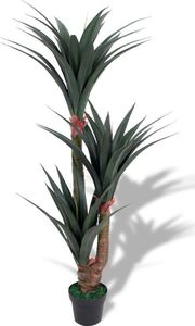 vidaXL VidaXL Sztuczna roślina jukka z doniczką, 155 cm, kolor zielony 1