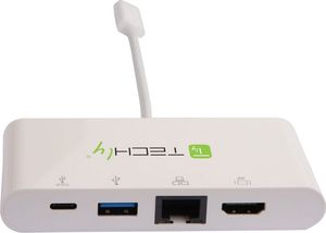 Stacja/replikator Techly IADAP USB-C (IADAP USB31-DOCK1) 3