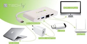 Stacja/replikator Techly IADAP USB-C (IADAP USB31-DOCK1) 4