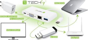 Stacja/replikator Techly IADAP USB-C (IADAP USB31-DOCK2) 2