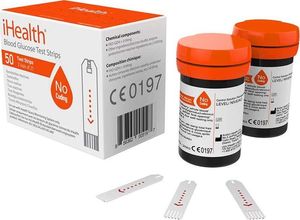 iHealth iHealth Codeless Blood Glucose Test Strips - Paski do glukometru 0,7 l bez enzymu GDH (2 x 25 szt.) uniwersalny 1