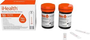 iHealth iHealth Codeless Blood Glucose Test Strips - Paski do glukometru 0,7 l bez enzymu GDH (2 x 25 szt.) uniwersalny 2