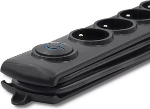Listwa zasilająca Qoltec Swift przeciwprzepięciowa 5 gniazd 3 m czarna (5901878502717) 6