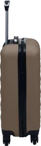 vidaXL Twarda mała walizka na kółkach brązowa 3