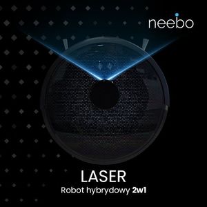Robot sprzątający neebo Laser + Hakii Moon Black 6