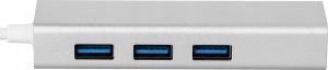HUB USB Pawonik JL-U3103 1x RJ-45  + 3x USB-A 3.0 (294) 3