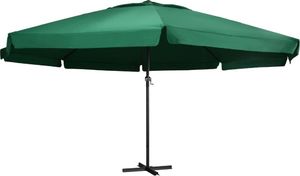 vidaXL VidaXL Parasol ogrodowy na słupku aluminiowym, 600 cm, zielony 1