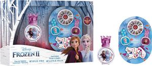 Disney Kosmetikos rinkinys mergaitėms Disney Frozen II: tualetinis vanduo EDT mergaitėms 30 ml + nagų lakas 2 x 5 ml + blizgučiai nagams 1