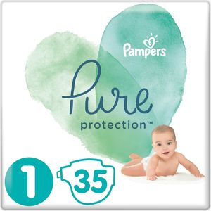 Pieluszki Pampers Pieluchy jednorazowe Pure Protection r. 1 35 szt. 1