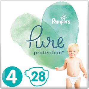 Pieluszki Pampers Pieluchy jednorazowe Pure Protection r. 4 28szt. 1