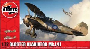 Airfix Gloster Gladiator Mk.I/Mk.II model do sklejania Airfix uniwersalny 1