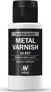 Vallejo Metal Color 26.657 Gloss Metal Varnish Vallejo uniwersalny 1