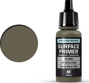 Vallejo Vallejo Surface Primer / Podkład Akrylowy USA Olive Drab 17 ml. uniwersalny 1