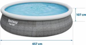Bestway Basen rozporowy Fast Set 457cm 11w1 (57372) 5