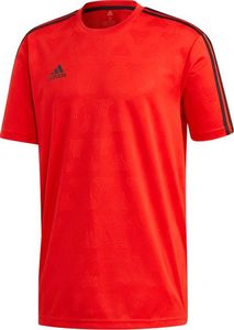 Adidas Koszulka męska Tan Jacquard T-shirt czerwona r. XL (DT9424) 1