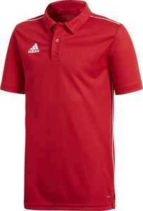 Adidas Koszulka dla dzieci adidas Core 18 Polo Junior czerwona CV3681 116cm 1