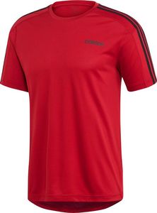 Adidas Koszulka męska D2M Tee 3S bordowa r. XL (EI5652) 1