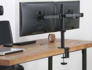 Maclean Uchwyt biurkowy na 2 monitory 17" - 32" (MC-884) 7