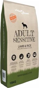 vidaXL VidaXL Sucha karma dla psów, Adult Sensitive Lamb Rice, 15 kg 1