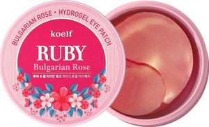Petitfee Ruby hydrożelowe płatki z wodą różaną 60szt. 1