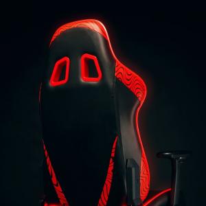 Fotel Clutch Chairz Throttle Series “PewDiePie” LED Edition czerwony (THPDP-LED-1) 6