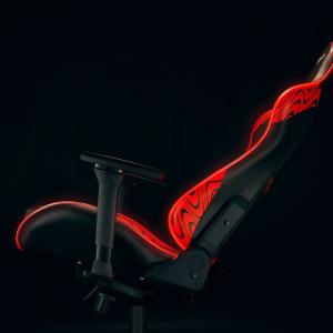 Fotel Clutch Chairz Throttle Series “PewDiePie” LED Edition czerwony (THPDP-LED-1) 7