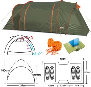 Namiot turystyczny Abarqs Gobi 4B 6