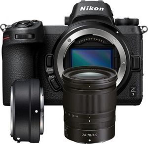 Aparat Nikon Z7 + 24-70 mm f/4 + adapter FTZ 1