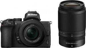Aparat Nikon Z50 + 16-50 mm f/3.5-6.3 VR DX + 50-250 mm f/4.5-6.3 VR DX 1