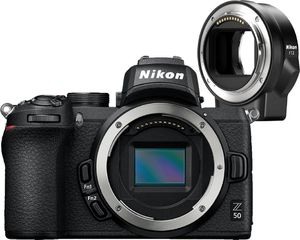 Aparat Nikon Z50 + adapter FTZ II (VOA050K003) 1