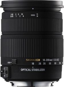 Obiektyw Sigma Canon EF 18-200 mm f/3.5 DC 1