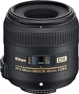 Obiektyw Nikon Nikkor Nikon F 40 mm F/2.8 AF-S DX G Micro 1
