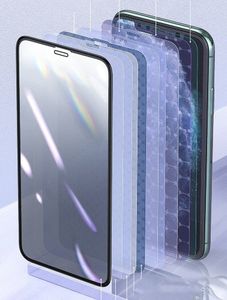 Baseus Baseus folia ochronna 3D na cały ekran 0,25 mm filtr Privacy Anti-spy do iPhone 11 / iPhone XR czarny (SGAPIPH61S-HC01) 16