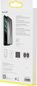 Baseus Baseus folia ochronna 3D na cały ekran 0,25 mm filtr Privacy Anti-spy do iPhone 11 / iPhone XR czarny (SGAPIPH61S-HC01) 20