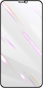 Baseus Baseus folia ochronna 3D na cały ekran 0,25 mm filtr Privacy Anti-spy do iPhone 11 / iPhone XR czarny (SGAPIPH61S-HC01) 5
