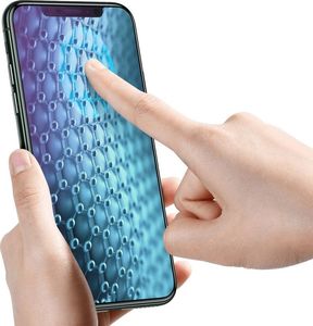 Baseus Baseus folia ochronna 3D na cały ekran 0,25 mm filtr Anti-blue Light do iPhone 11 Pro Max / iPhone XS Max czarny (SGAPIPH65S-HB01) 3