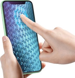 Baseus Baseus folia ochronna 3D na cały ekran 0,25 mm filtr Anti-blue Light do iPhone 11 / iPhone XR czarny (SGAPIPH61S-HB01) 3