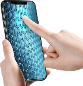 Baseus Baseus folia ochronna 3D z ramką na cały ekran 0,25 mm do iPhone 11 Pro Max / iPhone XS Max czarny (SGAPIPH65S-HA01) 3