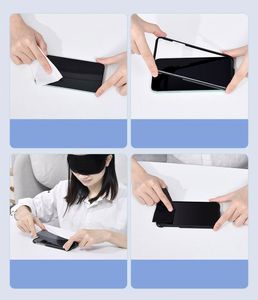 Baseus Baseus folia ochronna 3D z ramką na cały ekran 0,25 mm do iPhone 11 / iPhone XR czarny (SGAPIPH61S-HA01) 14