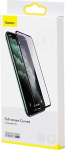 Baseus Baseus folia ochronna 3D z ramką na cały ekran 0,25 mm do iPhone 11 / iPhone XR czarny (SGAPIPH61S-HA01) 17