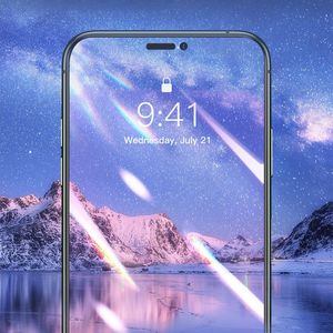 Baseus Baseus folia ochronna 3D z ramką na cały ekran 0,25 mm do iPhone 11 / iPhone XR czarny (SGAPIPH61S-HA01) 8