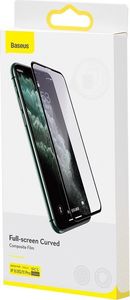 Baseus Baseus folia ochronna 3D z ramką na cały ekran 0,25 mm do iPhone 11 Pro / iPhone XS / iPhone X czarny (SGAPIPH58S-HA01) 17