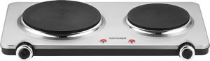 Płyta wolnostojąca Concept VE-3035 Kuchenka elektryczna dwupalnikowa stal nierdzewna 2250 W 2