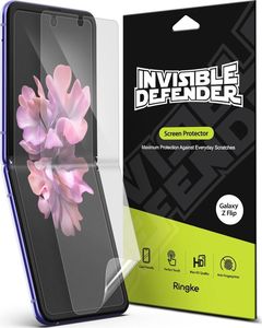 Ringke Ringke Invisible Defender 2x folia ochronna na cały ekran i boki telefonu TPU Samsung Galaxy Z Flip - case friendly (IDSG0009) 1