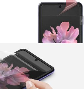 Ringke Ringke Invisible Defender 2x folia ochronna na cały ekran i boki telefonu TPU Samsung Galaxy Z Flip - case friendly (IDSG0009) 3
