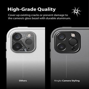 Etui na tablet Ringke Ringke Camera Styling aluminiowa ozdobna osłona na cały tylny aparat kamerę iPad Pro 12,9`` 2020 / iPad Pro 11`` 2020 czarny (ACCS0005) 6